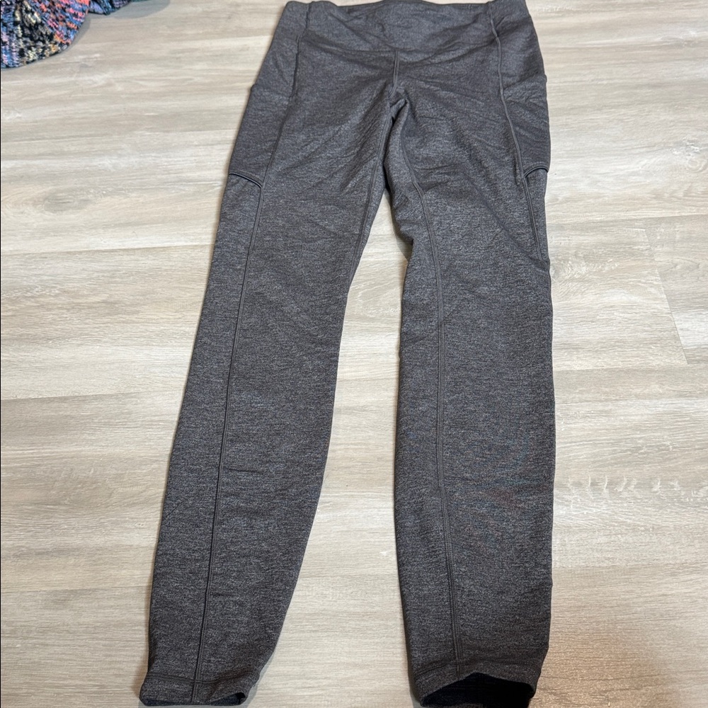 lululemon athletica Gray Active Pocket Leggings